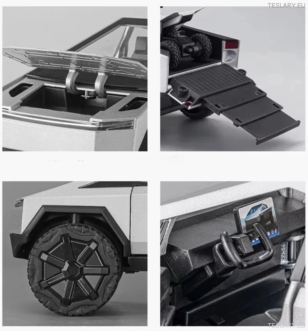 Tesla Cybertruck Model Car 1:24 Unofficial Version - TESLARY Tesla Shop Accessories Europe Nederlands Dublin Cork Ireland Deutschland Espana Alicante France Italia