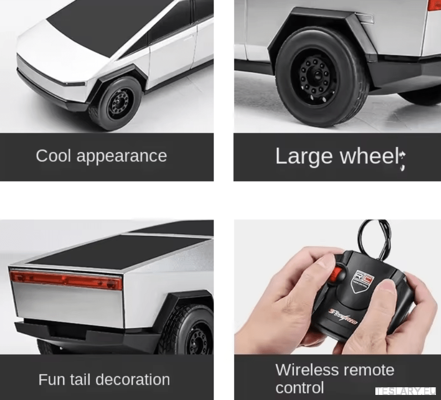 Tesla Cybertruck Remote Control Toy Car - TESLARY Tesla Shop Accessories Europe Nederlands Dublin Cork Ireland Deutschland Espana Alicante France Italia