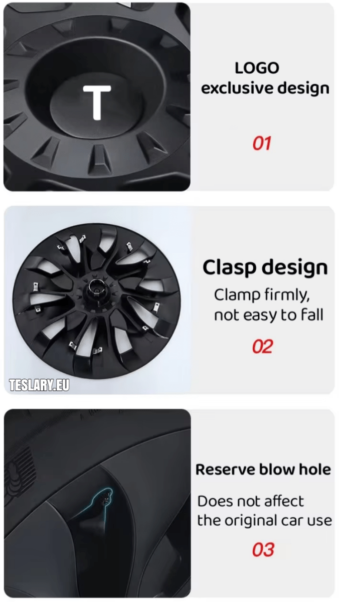 Tesla Model 3 18" UNIQUE S23 Performance - Matte Black - TESLARY Tesla Shop Accessories Europe Nederlands Dublin Cork Ireland Deutschland Espana Alicante France Italia