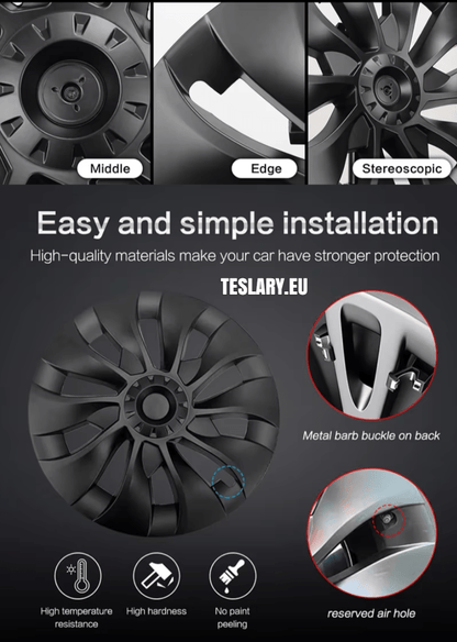 Tesla Model 3 18" UNIQUE S23 Performance - Matte Black - TESLARY Tesla Shop Accessories Europe Nederlands Dublin Cork Ireland Deutschland Espana Alicante France Italia