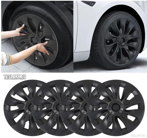 Tesla Model 3 18" UNIQUE S23 Performance - Matte Black - TESLARY Tesla Shop Accessories Europe Nederlands Ireland Deutschland Espana Alicante France Italia