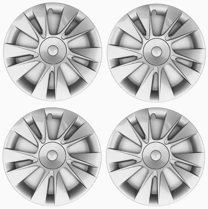 Tesla Model 3 (2019 - 2023) 18" Concave Style Bright Silvery Durable ABS Material - TESLARY Tesla Shop Accessories Europe Nederlands Dublin Cork Ireland Deutschland Espana Alicante France Italia