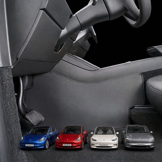 Tesla Model 3 / 3 Highland / Model Y / Model Y Juniper Centre Console Side PU Leather Protector - TESLARY Buy Tesla Shop Accessories Europe Nederlands Dublin Cork Ireland Deutschland Espana Iceland Finland France Italia
