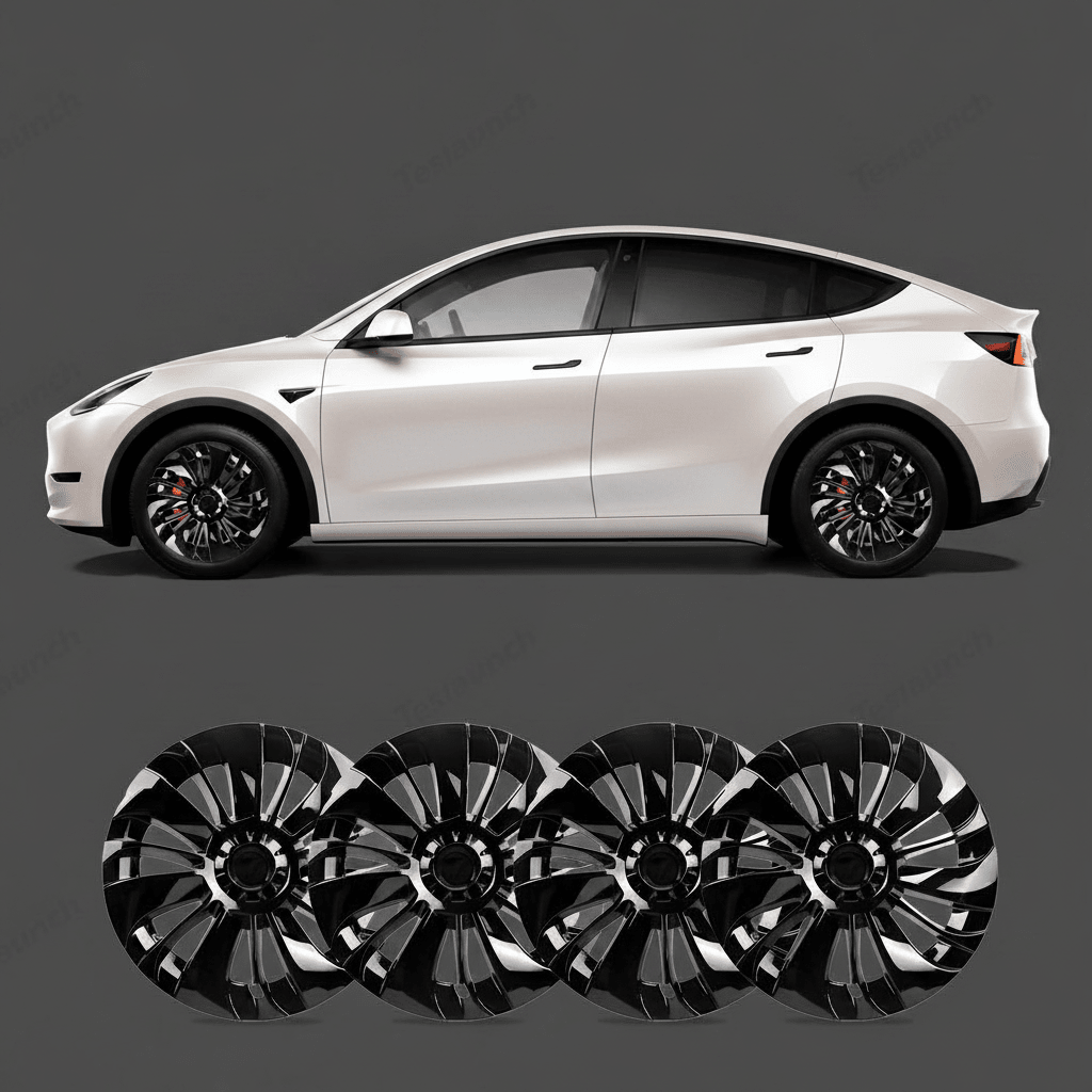 Tesla Model 3 Classic 18" UNIQUE S23 Performance - Gloss Black - TESLARY Tesla Shop Accessories Europe Nederlands Dublin Cork Ireland Deutschland Espana Alicante France Italia