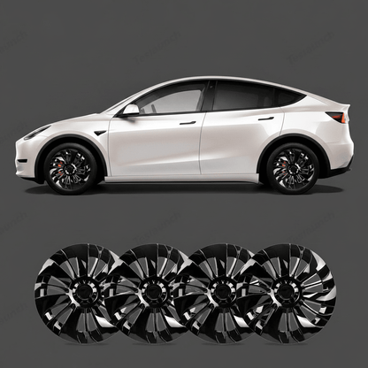 Tesla Model 3 Classic 18" UNIQUE S23 Performance - Gloss Black - TESLARY Tesla Shop Accessories Europe Nederlands Dublin Cork Ireland Deutschland Espana Alicante France Italia