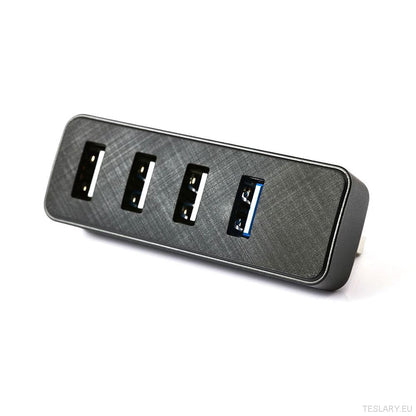 Tesla Model 3-fach USB-Hub und Schnellladestation für Handschuhfächer TESLARY Tesla Shop Zubehör Europa Niederlande Dublin Cork Irland Deutschland Spanien Alicante Frankreich Italien