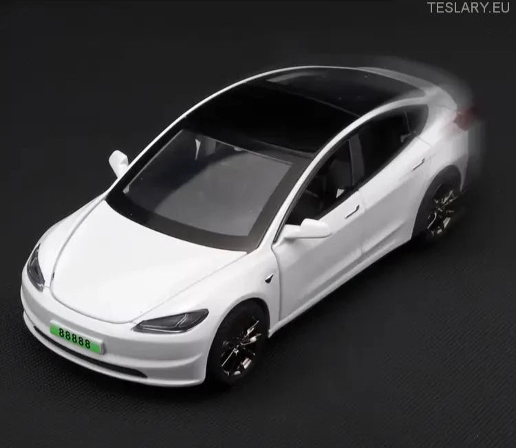 Tesla Model 3+ Highland 2024 1:32 Unofficial Version - TESLARY Tesla Shop Accessories Europe Nederlands Dublin Cork Ireland Deutschland Espana Alicante France Italia