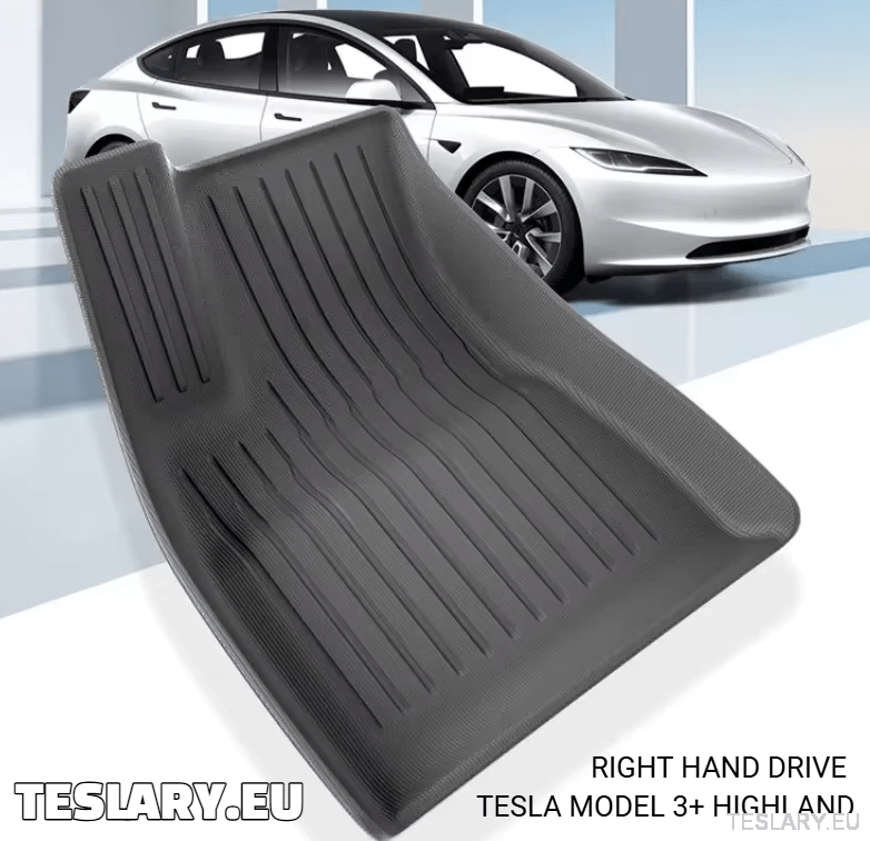 Tesla Model 3+ Highland 2024 TPE Waterproof Wear - resistant Floor Mats - TESLARY Tesla Shop Accessories Europe Nederlands Dublin Cork Ireland Deutschland Espana Alicante France Italia