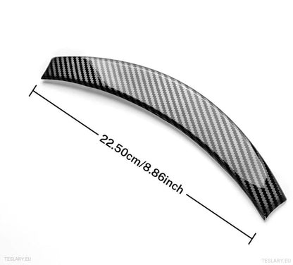 Tesla Model 3 Highland / Model Y Juniper Steering Wheel Carbon Fiber Black Style Kit - TESLARY Tesla Shop Accessories Europe Nederlands Dublin Cork Ireland Deutschland Espana Alicante France Italia