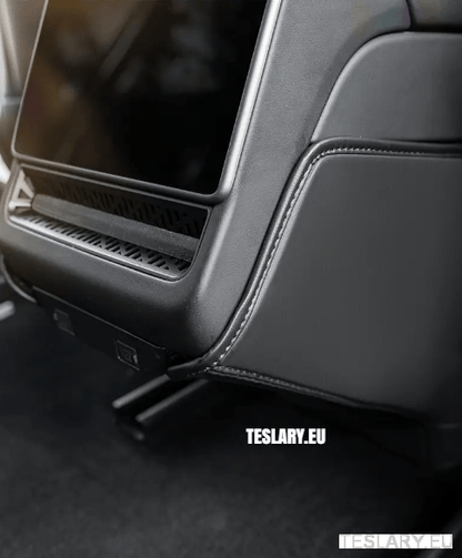 Tesla Model 3+ Highland Rear Kick Panel PU Leather for Rear Console - TESLARY Tesla Shop Accessories Europe Nederlands Dublin Cork Ireland Deutschland Espana Alicante France Italia