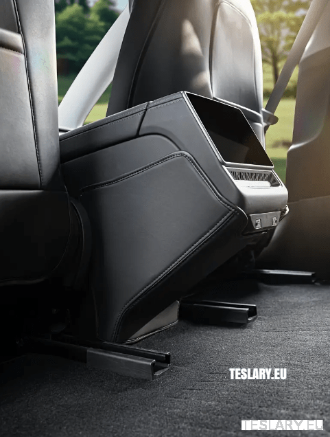 Tesla Model 3+ Highland Rear Kick Panel PU Leather for Rear Console - TESLARY Tesla Shop Accessories Europe Nederlands Dublin Cork Ireland Deutschland Espana Alicante France Italia