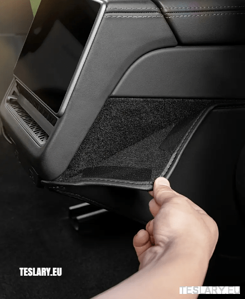 Tesla Model 3+ Highland Rear Kick Panel PU Leather for Rear Console - TESLARY Tesla Shop Accessories Europe Nederlands Dublin Cork Ireland Deutschland Espana Alicante France Italia