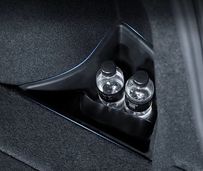 Tesla Model 3 Highland Rear Trunk Organiser Side Pockets with Lids ( 2 ) - TESLARY Tesla Shop Accessories Europe Nederlands Dublin Cork Ireland Deutschland Espana Alicante France Italia
