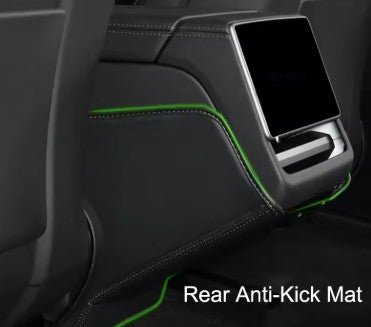 Tesla Model 3+ Highland / Tesla Model Y+ Juniper Achterpaneel van PU-leer voor de achterconsole - TESLARY Tesla Shop Accessoires Europa Nederlands Dublin Cork Ierland Duitsland Spanje Alicante Frankrijk Italië