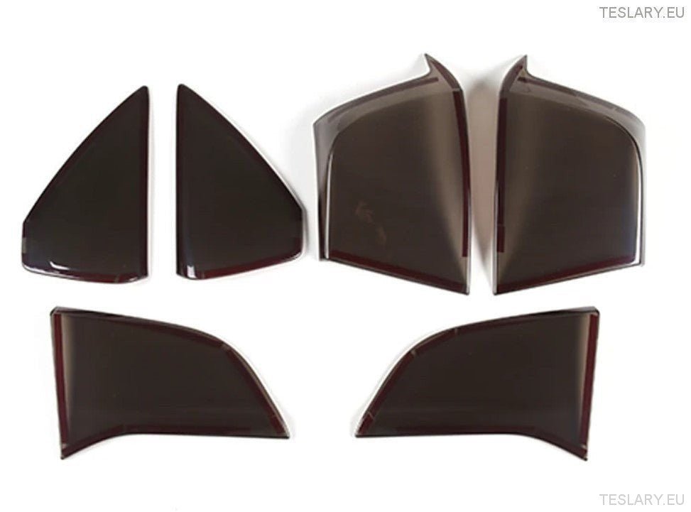 Tesla Model 3 / Y & 3+ Highland Tail Light Smoked Plastic Protective Covers - TESLARY Tesla Shop Accessories Europe Nederlands Dublin Cork Ireland Deutschland Espana Alicante France Italia