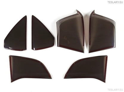 Tesla Model 3 / Y & 3+ Highland Tail Light Smoked Plastic Protective Covers - TESLARY Tesla Shop Accessories Europe Nederlands Dublin Cork Ireland Deutschland Espana Alicante France Italia