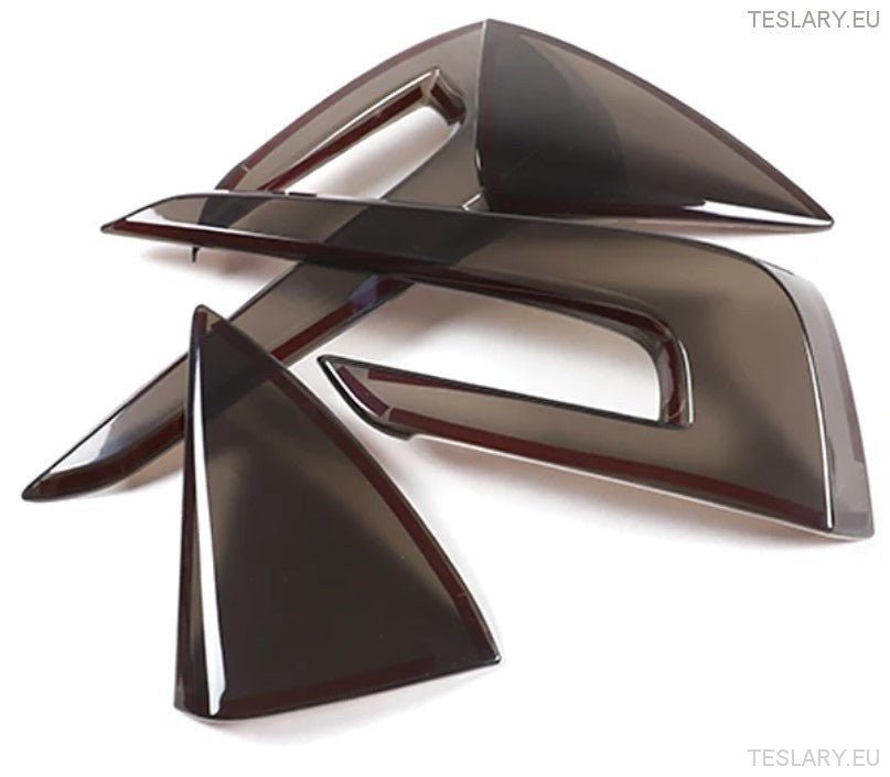 Tesla Model 3 / Y & 3+ Highland Tail Light Smoked Plastic Protective Covers - TESLARY Tesla Shop Accessories Europe Nederlands Ireland Deutschland Espana Alicante France Italia