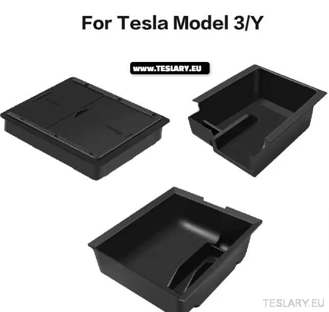 Tesla Model 3 / Y Accessories 4 Piece Kit Centre Console Organizer + Camera Privacy Cover - TESLARY Tesla Shop Accessories Europe Nederlands Dublin Cork Ireland Deutschland Espana Alicante France Italia