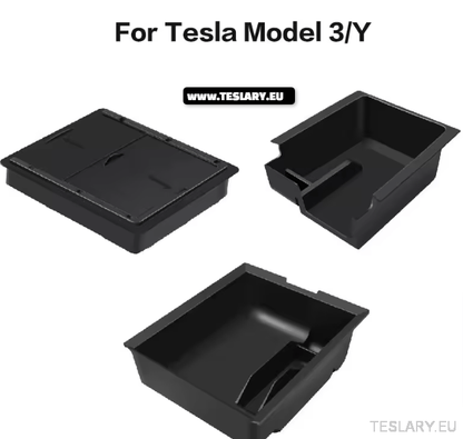 Tesla Model 3 / Y Accessories 4 Piece Kit Centre Console Organizer + Camera Privacy Cover - TESLARY Tesla Shop Accessories Europe Nederlands Dublin Cork Ireland Deutschland Espana Alicante France Italia