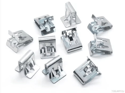 Tesla Model 3 / Y Centre Console & Dash Metal Trim Clips ( 15 Pieces ) - TESLARY Tesla Shop Accessories Europe Nederlands Dublin Cork Ireland Deutschland Espana Alicante France Italia