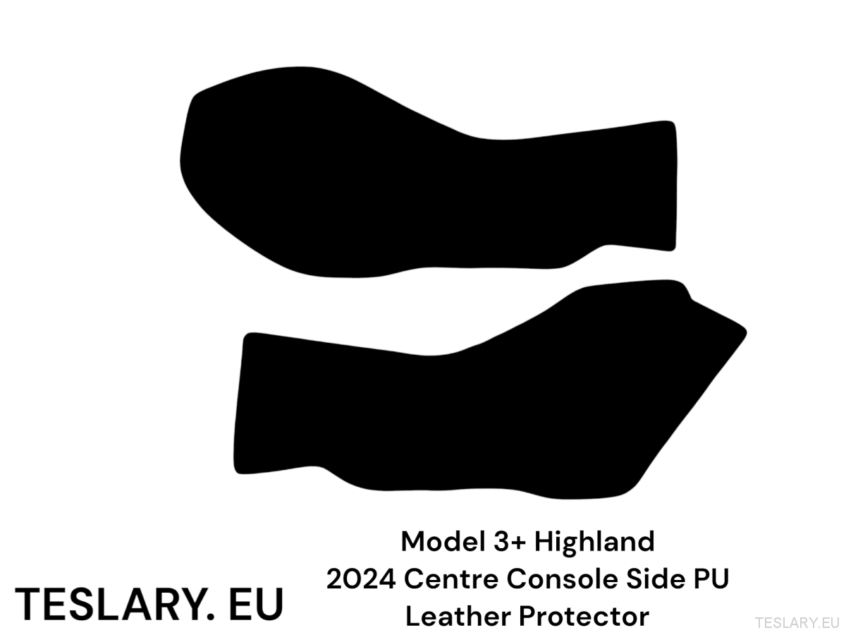 Tesla Model 3 / Y Centre Console Side PU Leather Protector - TESLARY Tesla Shop Accessories Europe Nederlands Dublin Cork Ireland Deutschland Espana Alicante France Italia