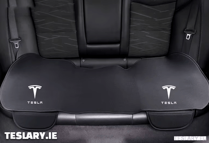 Tesla Model 3 / Y Fitted Proteective Seat Cushion Covers with Logo - TESLARY Tesla Shop Accessories Europe Nederlands Dublin Cork Ireland Deutschland Espana Alicante France Italia