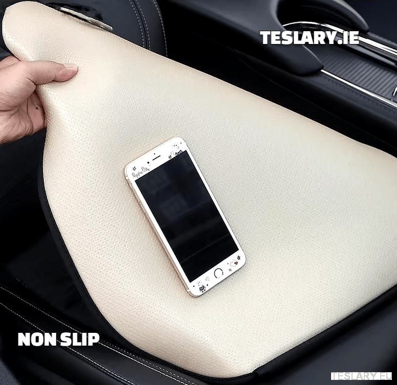 Tesla Model 3 / Y Fitted Proteective Seat Cushion Covers with Logo - TESLARY Tesla Shop Accessories Europe Nederlands Dublin Cork Ireland Deutschland Espana Alicante France Italia