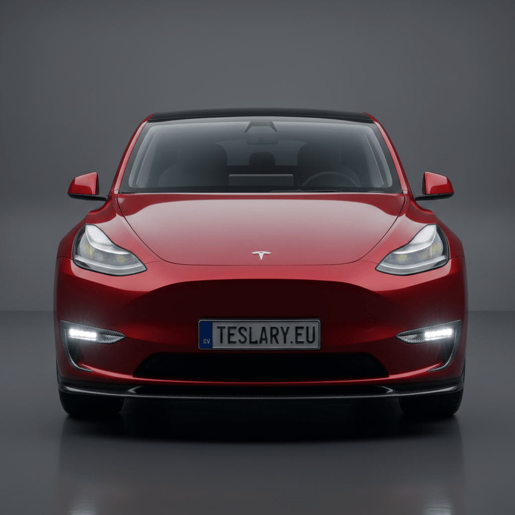 Mistlampframes, sierlijst, wenkbrauwafdekking, exterieurdecoratie, splittersticker voor Tesla Model Y 3 Koop bij Europeanen teslary.eu