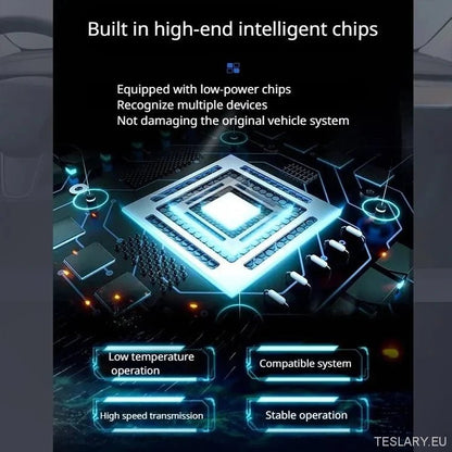 Tesla Model 3 / Y Glove Box USB Hub & Docking Station ( LEFT HAND DRIVE ONLY ) - TESLARY Tesla Shop Accessories Europe Nederlands Ireland Deutschland Espana Alicante France Italia