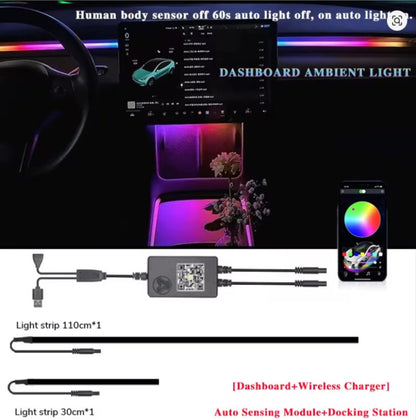 Tesla Model 3 / Y Led Ambient Lighting - TESLARY Tesla Shop Accessories Europe Nederlands Dublin Cork Ireland Deutschland Espana Alicante France Italia