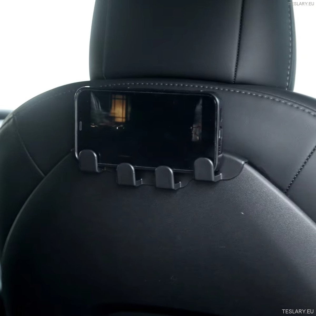 Tesla Model 3 / Y Multi Hooks for Back of Driver and or Passenger Seats - TESLARY Tesla Shop Accessories Europe Nederlands Dublin Cork Ireland Deutschland Espana Alicante France Italia