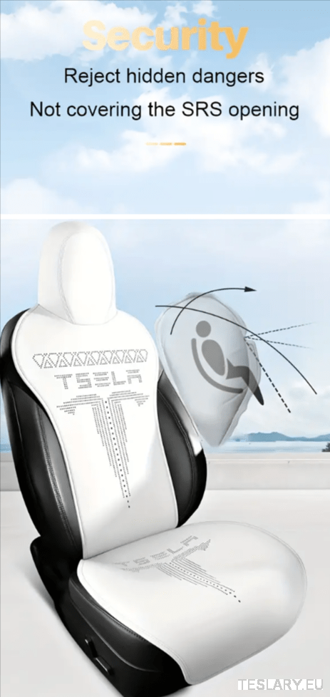 Tesla Model 3 / Y Nappa PU Leather Fitted Seat Protective Covers - TESLARY Tesla Shop Accessories Europe Nederlands Dublin Cork Ireland Deutschland Espana Alicante France Italia