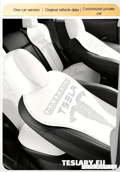 Tesla Model 3 / Y Nappa PU Leather Fitted Seat Protective Covers - TESLARY Tesla Shop Accessories Europe Nederlands Dublin Cork Ireland Deutschland Espana Alicante France Italia