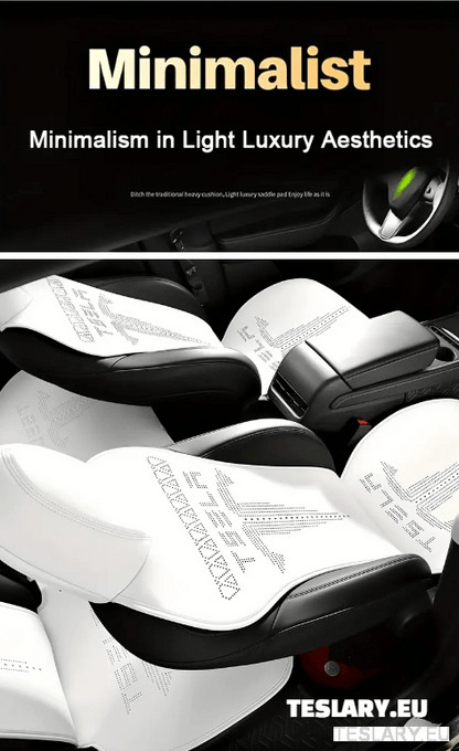 Tesla Model 3 / Y Nappa PU Leather Fitted Seat Protective Covers - TESLARY Tesla Shop Accessories Europe Nederlands Dublin Cork Ireland Deutschland Espana Alicante France Italia