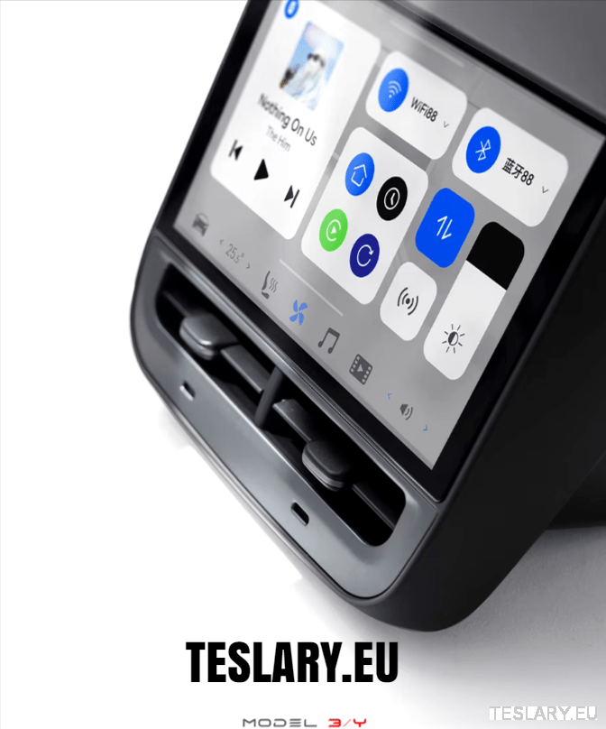 Tesla Model 3 / Y Rear 7.0" Entertainment Screen - TESLARY Tesla Shop Accessories Europe Nederlands Dublin Cork Ireland Deutschland Espana Alicante France Italia
