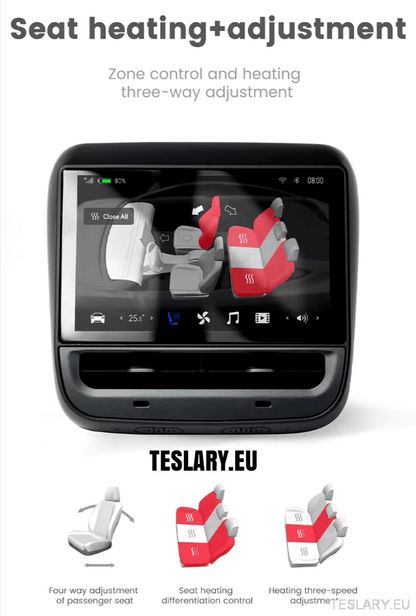 Tesla Model 3 / Y Rear 7.0" Entertainment Screen - TESLARY Tesla Shop Accessories Europe Nederlands Dublin Cork Ireland Deutschland Espana Alicante France Italia