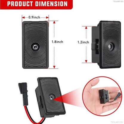 Tesla Model 3 / Y / S / X Door Projector Lights Plaid & Logo Style - TESLARY Tesla Shop Accessories Europe Nederlands Ireland Deutschland Espana Alicante France Italia