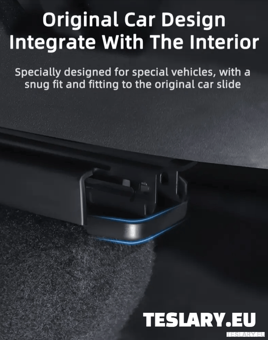 Tesla Model 3 / Y Seat Rail Protectors ( 4 Pieces ) UPGRADED 2025 VERSION - TESLARY Tesla Shop Accessories Europe Nederlands Dublin Cork Ireland Deutschland Espana Alicante France Italia