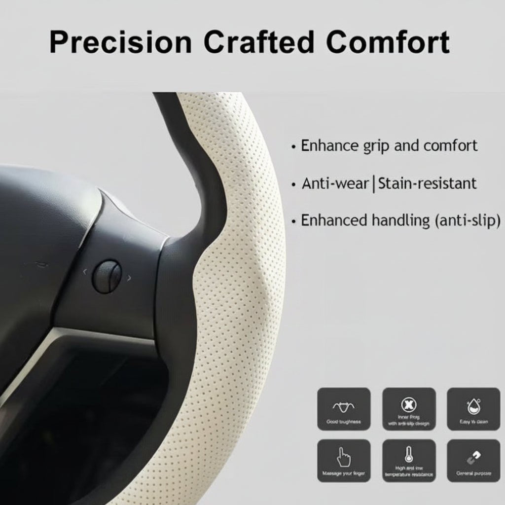 Tesla Model 3 / Y Housse de volant ultra-mince absorbant la transpiration pour l'été - TESLARY Tesla Shop Accessoires Europe Pays-Bas Dublin Cork Irlande Allemagne Espagne Alicante France Italie