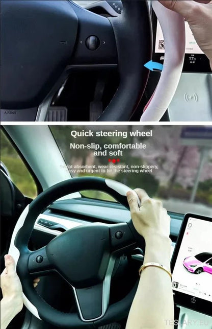 Tesla Model 3 / YUltra - Funda delgada para volante - TESLARY Accesorios de la tienda Tesla Europa Nederlands Dublin Cork Ireland Deutschland España Alicante France Italia