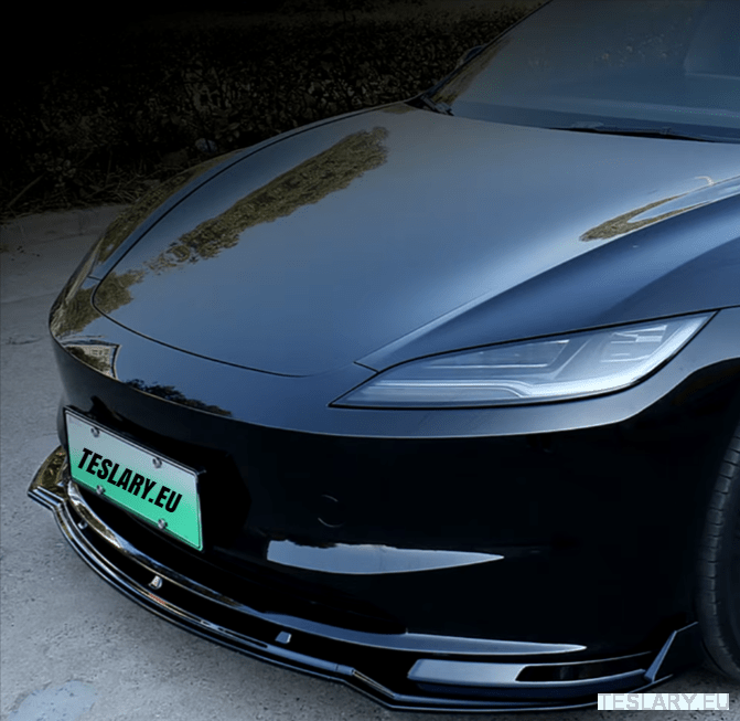 Tesla Model 3/Y & 3+ Highland Bodykit Front Diffuser Spoiler Black or Carbon - TESLARY Tesla Shop Accessories Europe Nederlands Dublin Cork Ireland Deutschland Espana Alicante France Italia