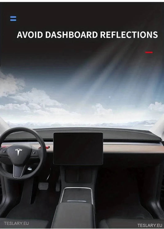 Tesla Model 3/Y Interior Dash Cover - Tesla Shop Europe - TESLARY.IE Ireland - France boutique- Deutschland Geschäft- España comercio - Nederland winkel- TESLARY.IE