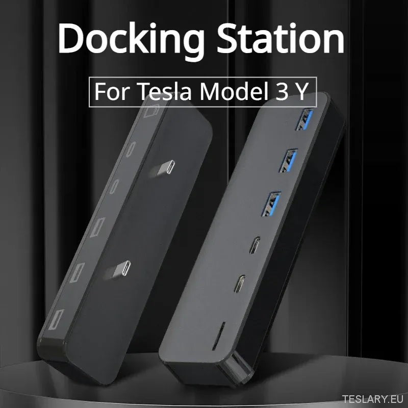 Tesla Model 3/Y USB-hub en oplaadstation - TESLARY Tesla Shop Accessoires Europa Nederlands Dublin Cork Ierland Duitsland Spanje Alicante Frankrijk Italië