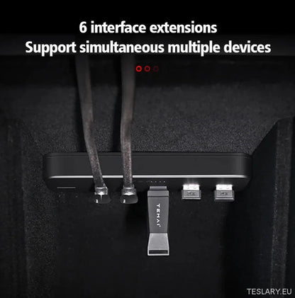 Tesla Model 3/Y USB-hub en oplaadstation - TESLARY Tesla Shop Accessoires Europa Nederlands Dublin Cork Ierland Duitsland Spanje Alicante Frankrijk Italië
