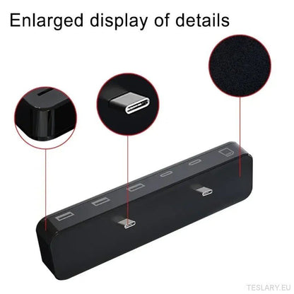 Tesla Model 3/Y USB-hub en oplaadstation - TESLARY Tesla Shop Accessoires Europa Nederlands Dublin Cork Ierland Duitsland Spanje Alicante Frankrijk Italië