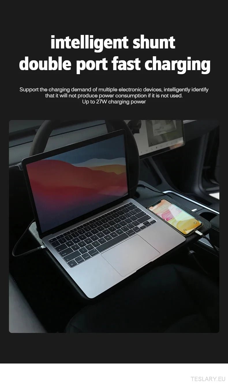 Tesla Model 3/Y USB-hub en oplaadstation - TESLARY Tesla Shop Accessoires Europa Nederlands Dublin Cork Ierland Duitsland Spanje Alicante Frankrijk Italië