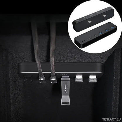 Tesla Model 3/Y USB-hub en oplaadstation - TESLARY Tesla Shop Accessoires Europa Nederlands Dublin Cork Ierland Duitsland Spanje Alicante Frankrijk Italië