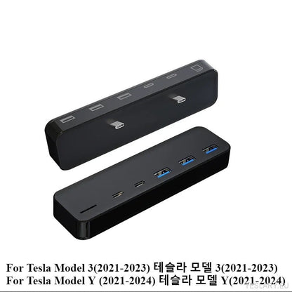 Tesla Model 3/Y USB-hub en oplaadstation - TESLARY Tesla Shop Accessoires Europa Nederlands Dublin Cork Ierland Duitsland Spanje Alicante Frankrijk Italië