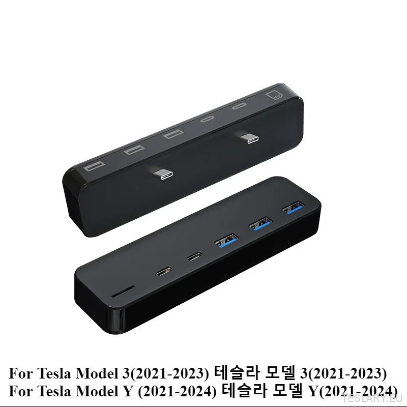 Tesla Model 3/Y USB-hub en oplaadstation - TESLARY Tesla Shop Accessoires Europa Nederlands Dublin Cork Ierland Duitsland Spanje Alicante Frankrijk Italië