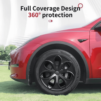 Tesla Model Y 19" Petal Sport Style Wheel Covers - TESLARY Tesla Shop Accessories Europe Nederlands Dublin Cork Ireland Deutschland Espana Alicante France Italia